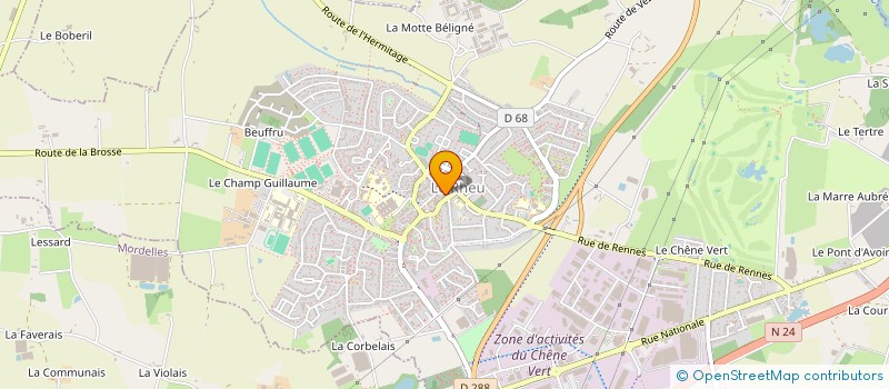 localisation de l'entreprise MONSIEUR VICTOR RUDENCO  LE RHEU