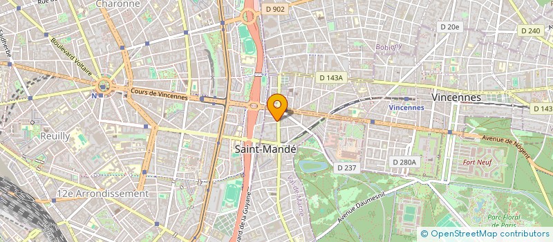 localisation de l'entreprise MONSIEUR VICTOR SABBAN à SAINT-MANDE
