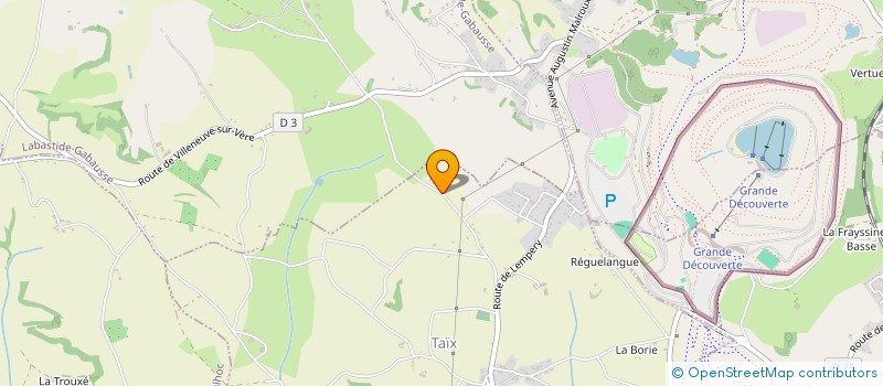 localisation de l'entreprise MONSIEUR VICTOR SABLAYROLLES  TAIX