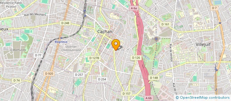 localisation de l'entreprise MONSIEUR VICTOR SALAUN à CACHAN