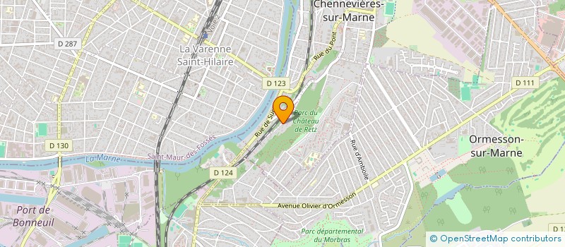 localisation de l'entreprise MONSIEUR VICTOR SANCHEZ  CHENNEVIERES-SUR-MARNE