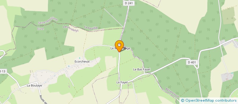 localisation de l'entreprise MONSIEUR VICTOR SANNIER  FLEURY-LA-FORET