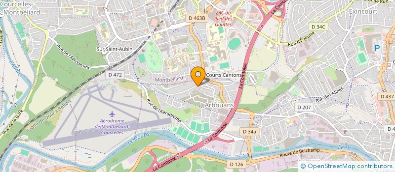 localisation de l'entreprise MONSIEUR VICTOR SARRON  ARBOUANS