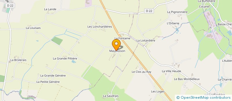 localisation de l'entreprise MONSIEUR VICTOR SAUDRAIS à JAVENE