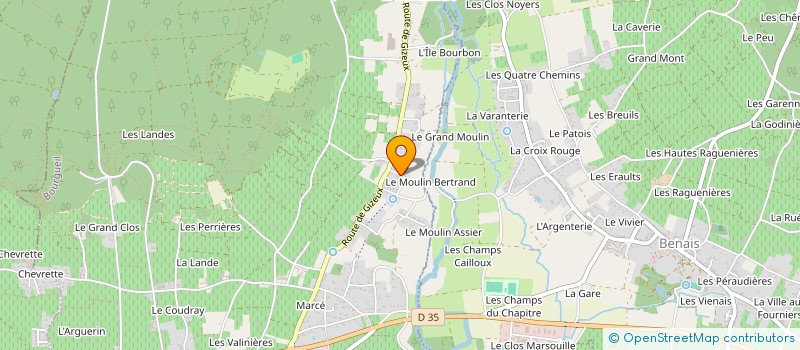 localisation de l'entreprise MONSIEUR VICTOR SERGER  BOURGUEIL