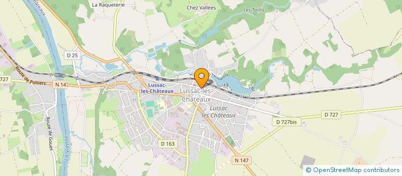 localisation de l'entreprise MONSIEUR VICTOR SETAN  LUSSAC-LES-CHATEAUX