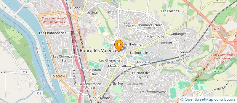 localisation de l'entreprise MONSIEUR VICTOR SINHSATTANAK  BOURG-LES-VALENCE