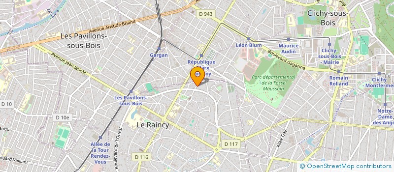 localisation de l'entreprise MONSIEUR VICTOR SOLCANU  LE RAINCY