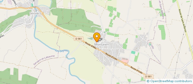 localisation de l'entreprise MONSIEUR VICTOR SOUFFIR  MONTAREN-ET-SAINT-MEDIERS