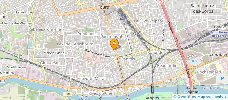 localisation de l'entreprise MONSIEUR VICTOR SOUPRAYEN  TOURS