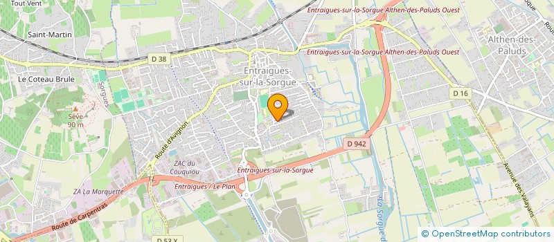 localisation de l'entreprise MONSIEUR VICTOR STAWNIKOWICZ-KRUSZELNICKI  ENTRAIGUES-SUR-LA-SORGUE