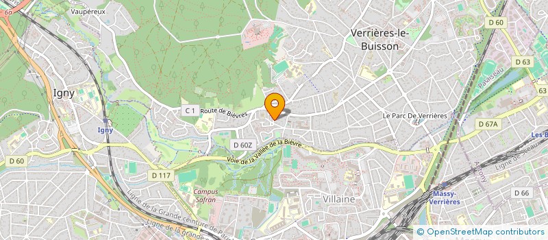 localisation de l'entreprise MONSIEUR VICTOR SUTTY  VERRIERES-LE-BUISSON