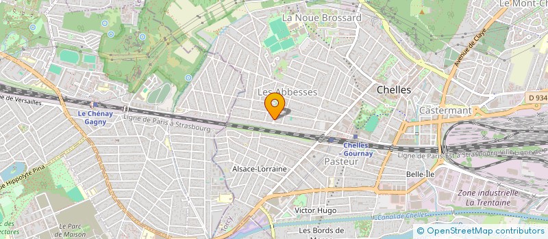 localisation de l'entreprise MONSIEUR VICTOR TANG à CHELLES