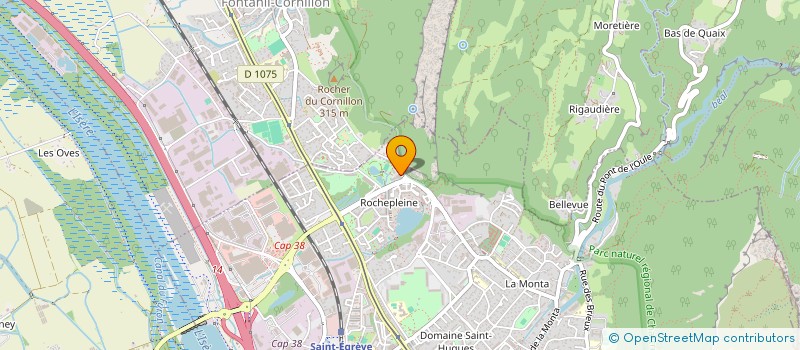 localisation de l'entreprise MONSIEUR VICTOR TERPENT  FONTANIL-CORNILLON