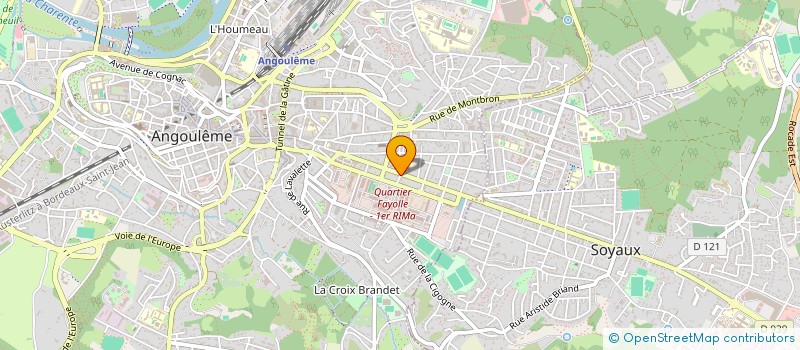 localisation de l'entreprise MONSIEUR VICTOR TESSERON à ANGOULEME