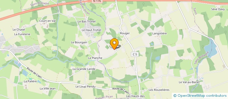 localisation de l'entreprise MONSIEUR VICTOR THEO ANDRE BONHOMME  SAINT-BROLADRE