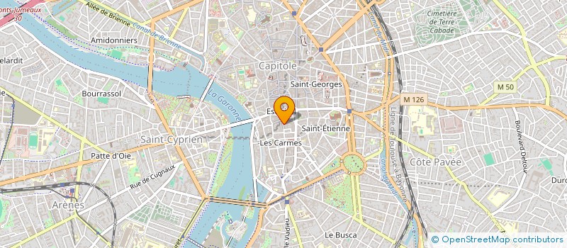 localisation de l'entreprise MONSIEUR VICTOR THOMAS  TOULOUSE