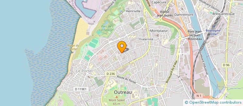 localisation de l'entreprise MONSIEUR VICTOR THUILLIEZ  LE PORTEL