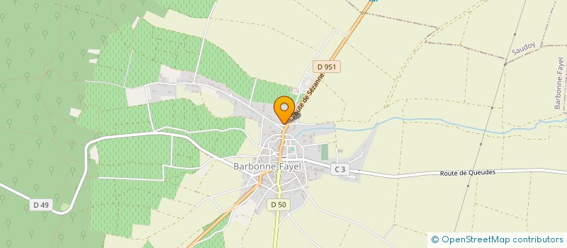 localisation de l'entreprise MONSIEUR VICTOR TILLIOLE  BARBONNE-FAYEL