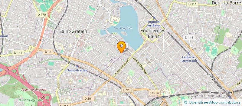 localisation de l'entreprise MONSIEUR VICTOR TINE  SAINT-GRATIEN