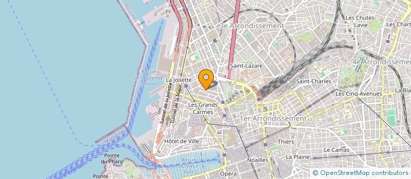 localisation de l'entreprise MONSIEUR VICTOR TOUSSAINT  MARSEILLE