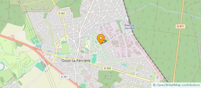 localisation de l'entreprise MONSIEUR VICTOR TOUTCHO NOUGOUE  OZOIR-LA-FERRIERE