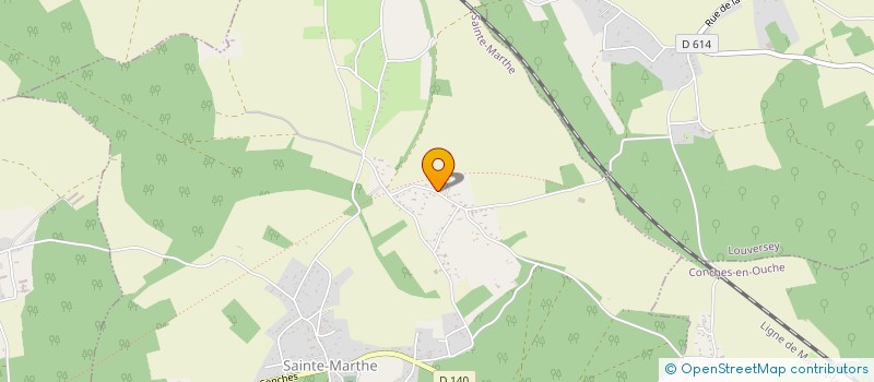 localisation de l'entreprise MONSIEUR VICTOR TRAEST  SAINTE-MARTHE