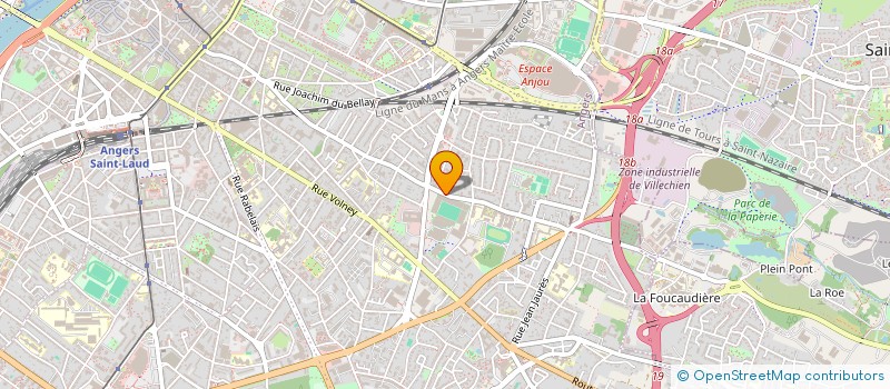 localisation de l'entreprise MONSIEUR VICTOR TREHOREL à ANGERS