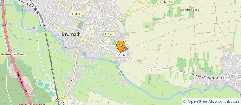 localisation de l'entreprise MONSIEUR VICTOR TREIBER  BRUMATH