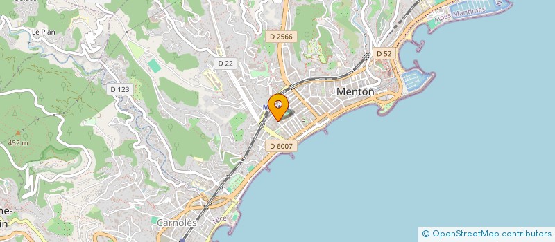 localisation de l'entreprise MONSIEUR VICTOR TUDES  MENTON