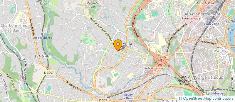 localisation de l'entreprise MONSIEUR VICTOR VAIRA  ECULLY