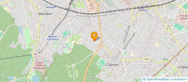 localisation de l'entreprise MONSIEUR VICTOR VALA CHAGAS à CLAMART
