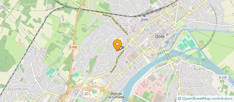 localisation de l'entreprise MONSIEUR VICTOR VANDEL à DOLE
