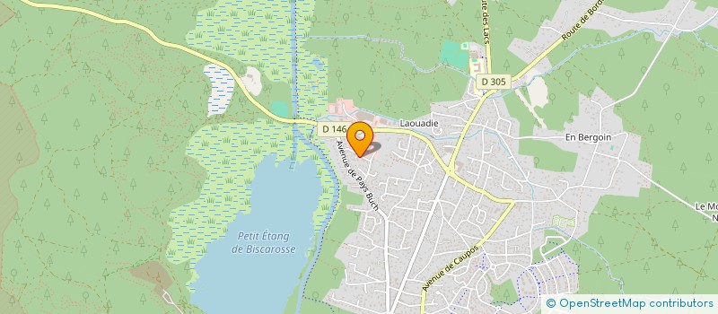 localisation de l'entreprise MONSIEUR VICTOR VERGEAU  BISCARROSSE