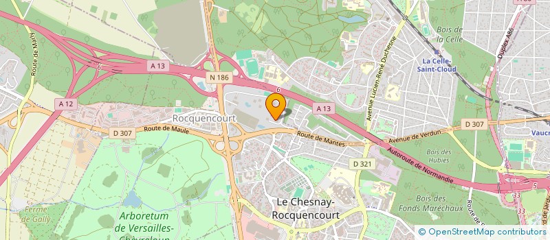 localisation de l'entreprise MONSIEUR VICTOR VERNAZ  LE CHESNAY-ROCQUENCOURT