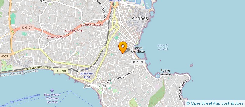 localisation de l'entreprise MONSIEUR VICTOR VERNHET  ANTIBES