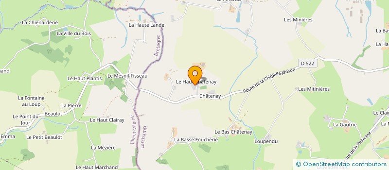 localisation de l'entreprise MONSIEUR VICTOR VERSABEAU  LARCHAMP