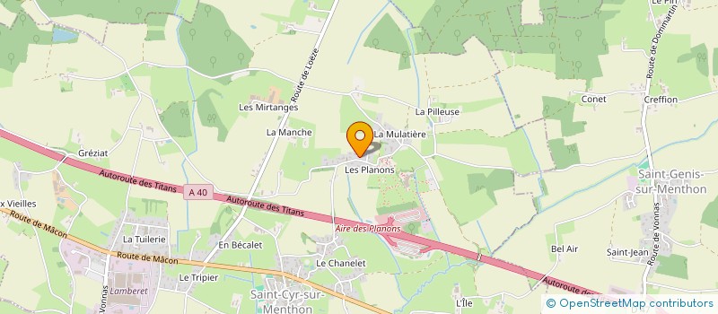 localisation de l'entreprise MONSIEUR VICTOR VIENNOT  SAINT-CYR-SUR-MENTHON