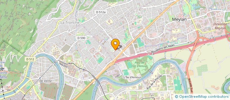 localisation de l'entreprise MONSIEUR VICTOR VIGNERON  MEYLAN