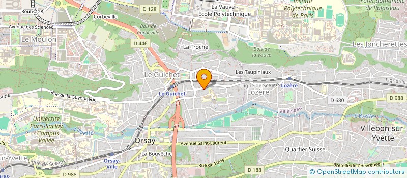 localisation de l'entreprise MONSIEUR VICTOR WASOWSKI à ORSAY