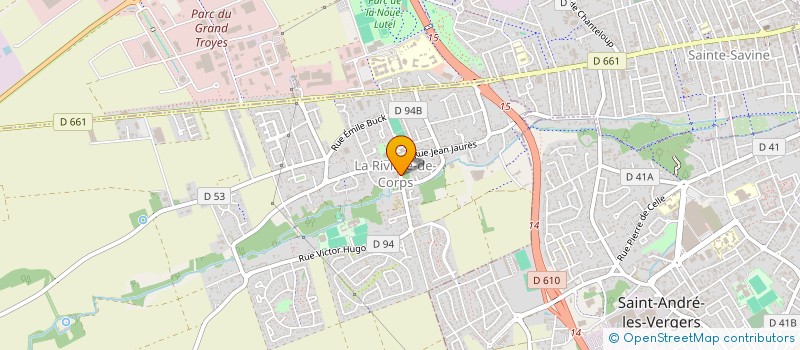 localisation de l'entreprise MONSIEUR VICTOR WEISS  LA RIVIERE-DE-CORPS