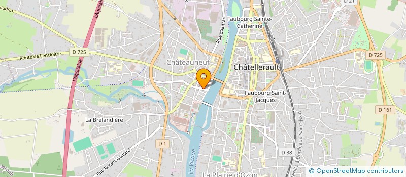 localisation de l'entreprise MONSIEUR VICTOR WELLER BLOTTIERE  CHATELLERAULT