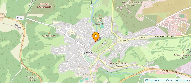 localisation de l'entreprise MONSIEUR VICTOR WINDSTEIN  BITCHE