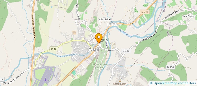 localisation de l'entreprise MONSIEUR VICTOR YRLES  TALLARD