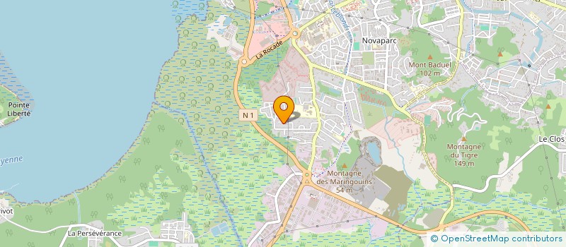 localisation de l'entreprise MONSIEUR VICTOR ZAMMIT  CAYENNE