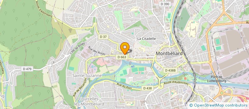 localisation de l'entreprise MONSIEUR VICTOR ZANETTO  MONTBELIARD
