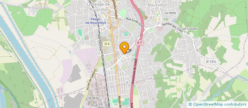 localisation de l'entreprise MONSIEUR VICTOR ZHU à ROUSSILLON