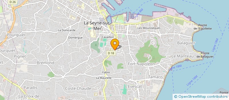 localisation de l'entreprise MONSIEUR VICTOR ZODO à LA SEYNE-SUR-MER