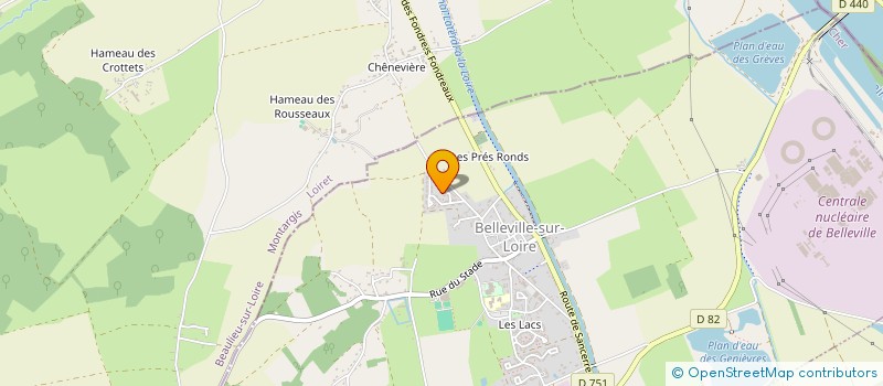 localisation de l'entreprise MONSIEUR VICTORIEN BATARDY  BELLEVILLE-SUR-LOIRE