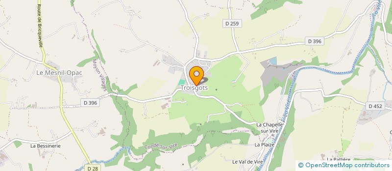 localisation de l'entreprise MONSIEUR VICTORIEN BINET  CONDE-SUR-VIRE